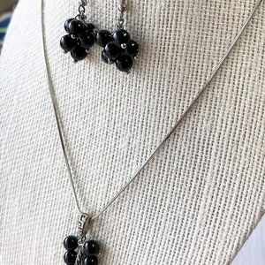 Black chalcedony set